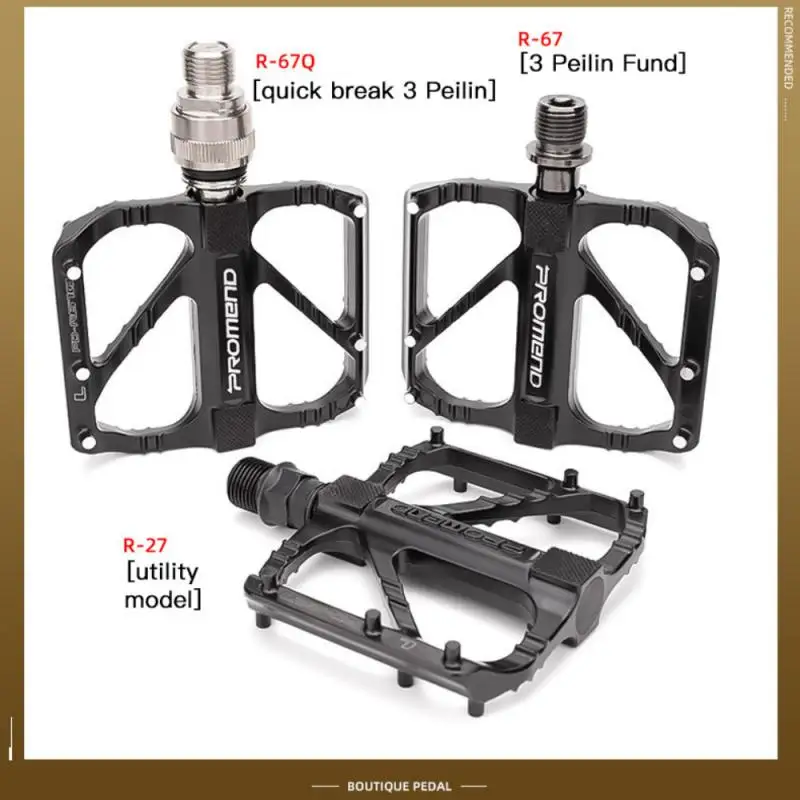 

PROMEND Pedal Of Bicycle Practical Bearing Pedal Highway Vehicle Aluminum Alloy Bearing Pedal Be Non-slip Quick-release Type 3