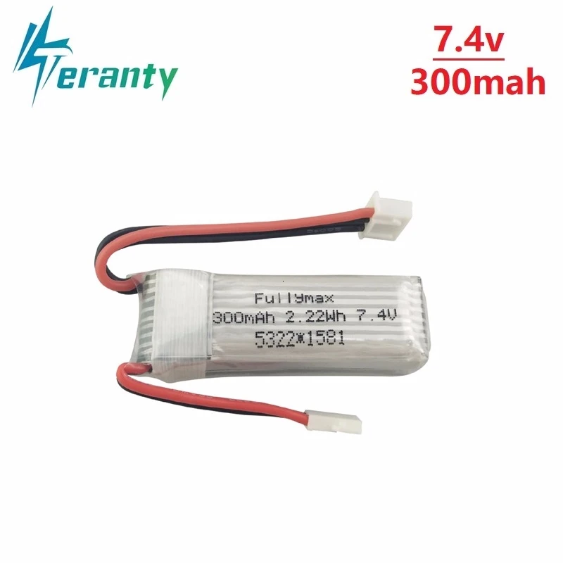 Литий полимерная батарея 7 4 в 300 мАч 30C для XK DHC 2 A600 A700 A800 A430 В литий WLToys F959 RC Aircraft RTF