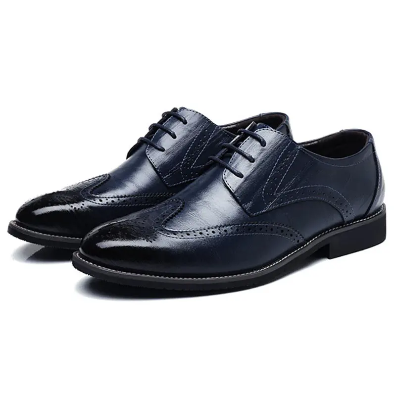 Великолепный дизайн Деловая Мужская обувь Туфли под платье Классические чехлы