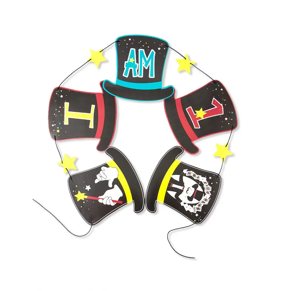 Волшебный тематические с надписью I am 1 год для вечеринки дня рождения баннер маг