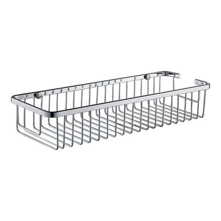 

Bathroom Accessories 30-50cm Modern Silver Bathroom Corner Shelves Kitchen Wall Shelf Shower Bath Shampoo Storage Rack
