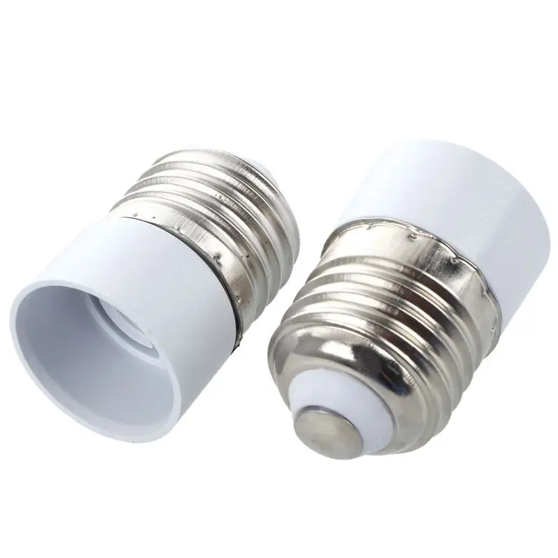 

Hot 10 E27 Male Plug to E14 Female Socket Base LED Light Lamp Bulb Adapter Converter