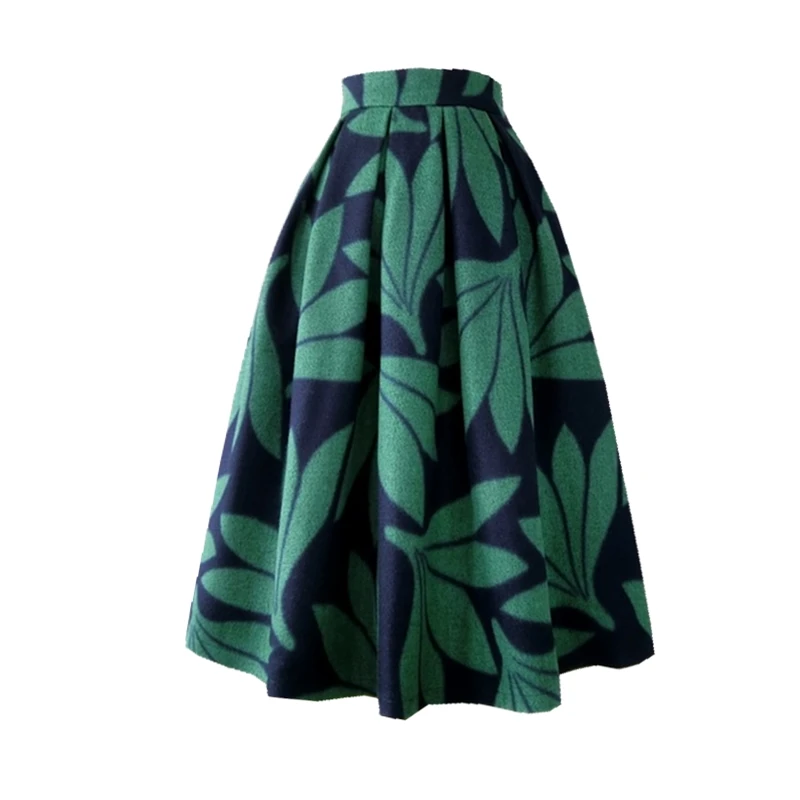 

2020 Sale Special Offer Acetate Wool England Style None Spring Women's Skirts In The Long Section Of Elegant High-waisted Women