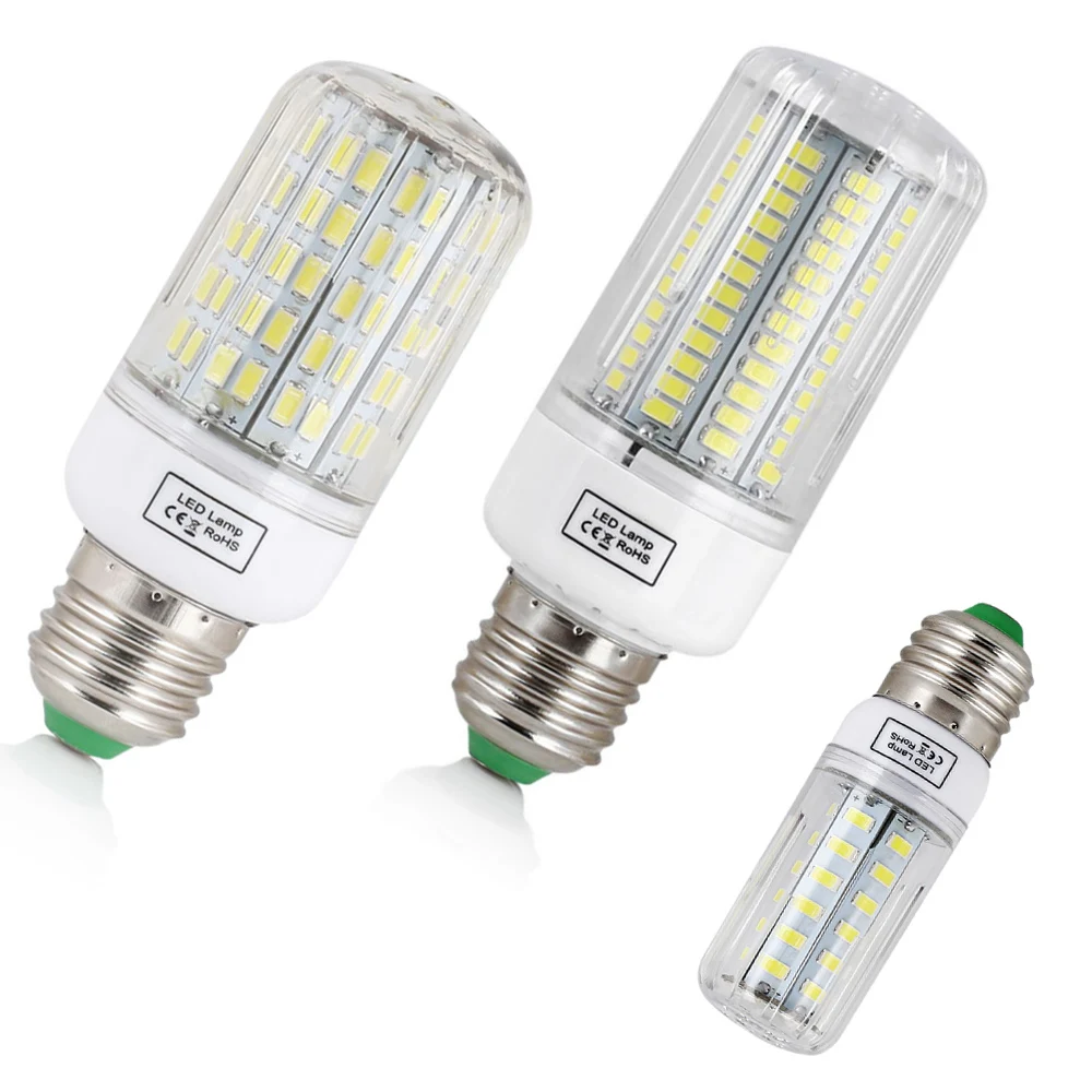 Светодиодная лампочка Кукуруза E27 SMD 5730 30 42 64 80 89 136 165 светодиодсветодиодный
