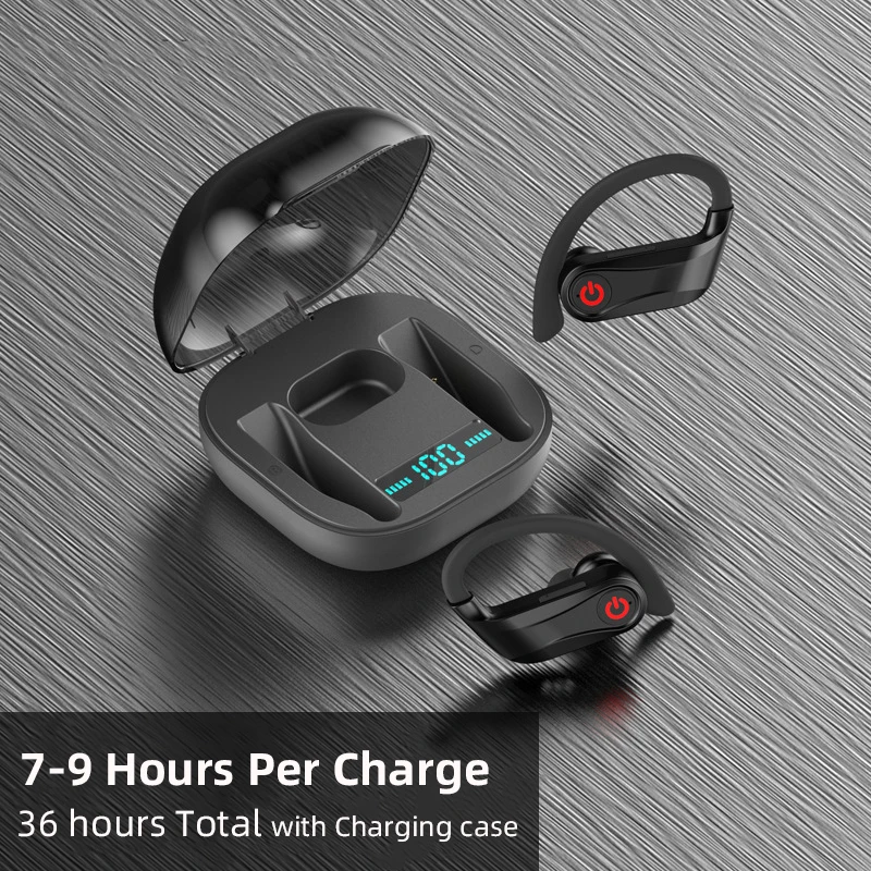 Arikasen настоящие беспроводные наушники bluetooth 5,0 наушники TWS спортивные наушники 3D стерео звук с микрофоном и чехол для зарядки