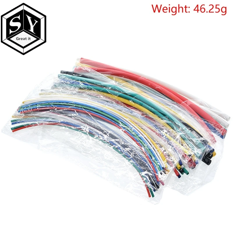 70 шт. термоусадочные полиолефиновые трубки 7 цветов|Изоляционные материалы и