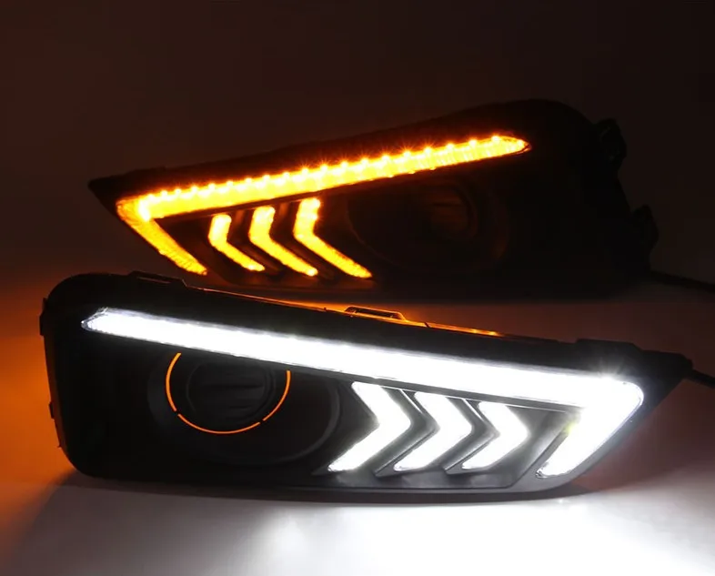 1 комплект дневных ходовых огней дневного света 12 В ABS противотуманных фар крышка
