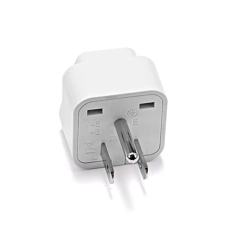 5pcs US Plug Adapter Universal 3pin AU UK BR To USA America Travel Converter AC Power Charger Socket Outlet High Quality | Электроника