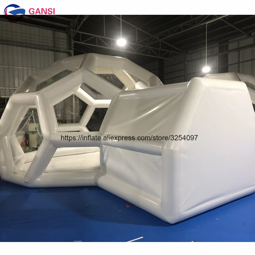 Белая Футбольная форма палатка для кемпинга надувная воздушная igloo прочный 3 м