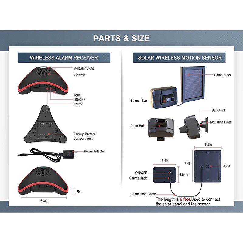 Продвижение-система сигнализации на солнечной дороге-дальность передачи 1/2