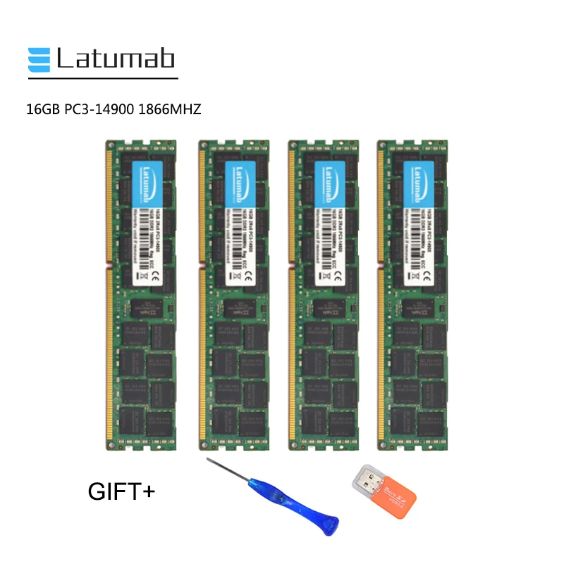Серверная память Latumab 16 ГБ 32 64 DDR3 1866 МГц PC3 14900 REG ECC ОЗУ для ПК модуль оперативной