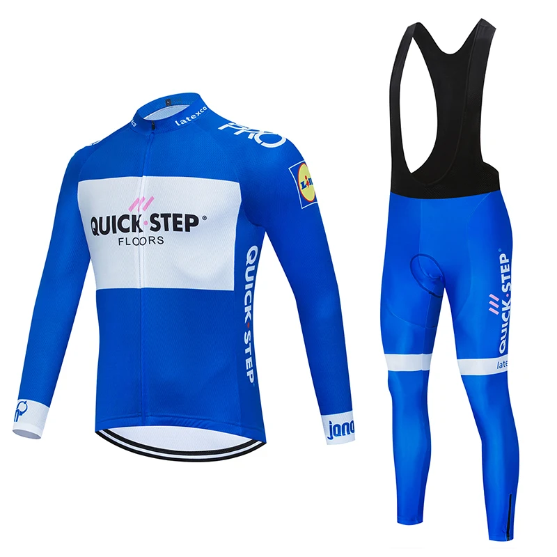 2020 быстрый шаг nuevo traje de ciclismo manga larga para hombre uniforme equipo MTB Pro babero 19D. | Спорт и развлечения