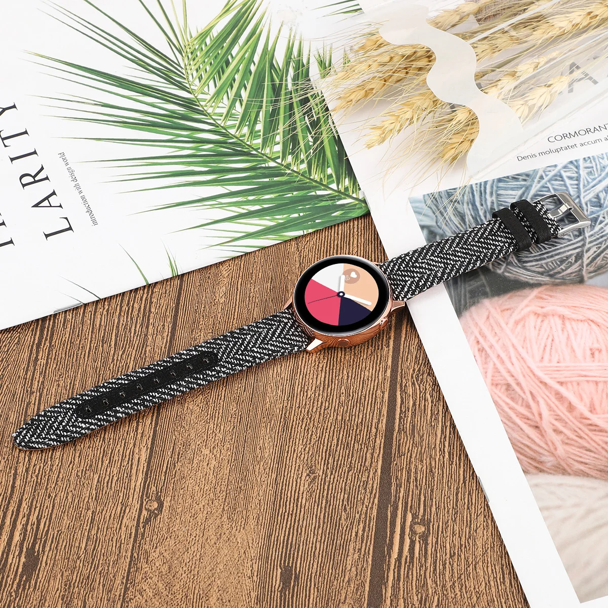 Для samsung Galaxy Watch Active 2 ремешок 20 мм нейлоновый джинсовый Холст Натуральная кожа