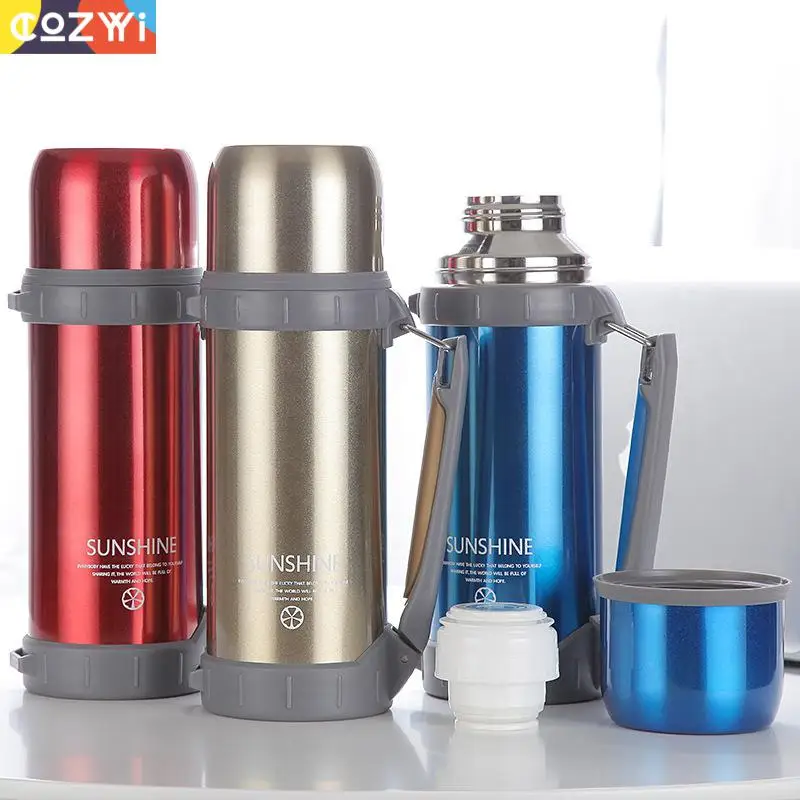 Термос для путешествий 1200 мл термос колба из нержавеющей стали бутылка воды