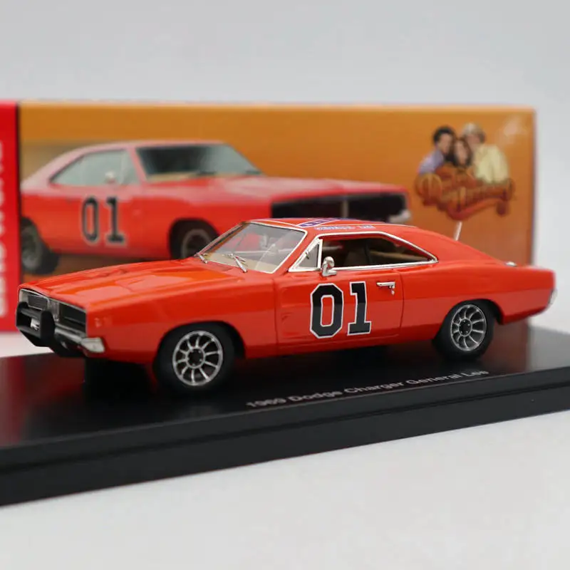 

Auto World 1/43 For D~ge Charger General Lee 1969 Red AWRSS1151 Limited Edition