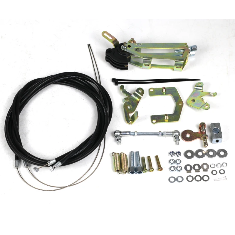 Fajs-Kit de enlace de acelerador montado en la parte superior, Cable doble, compatible con WEBER DCOE dellorto Carb 38s 40/45/48/55s, carburador de alta calidad