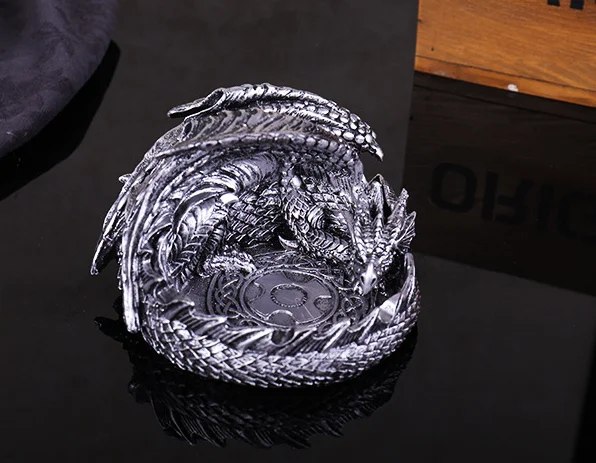 

Retro dragon household ashtray creative personality trend multi function fashion boys gift ornaments collection plate
