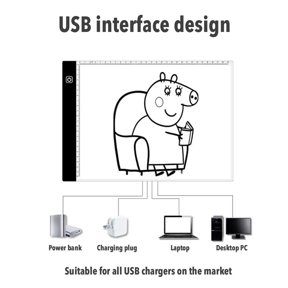 Осветительная детская прочная Удобная светильник ительная панель с питанием от