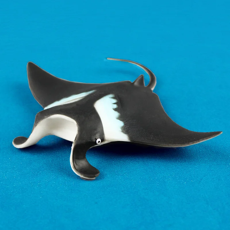 

Marine Organism Kids Cognitive Toys Realistic Manta Ray Devil Ray Fish Models Underwater World Solid Figures Birthday Gifts