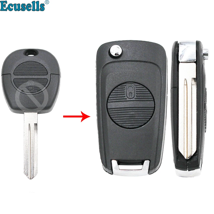 Модифицированный откидной 2-кнопочный пульт дистанционного управления для Nissan