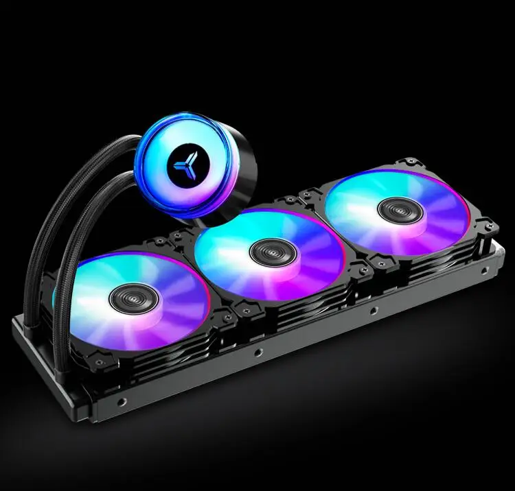 Кулер для воды ЦП с алмазной обрезкой цветной поток холодной головкой ШИМ