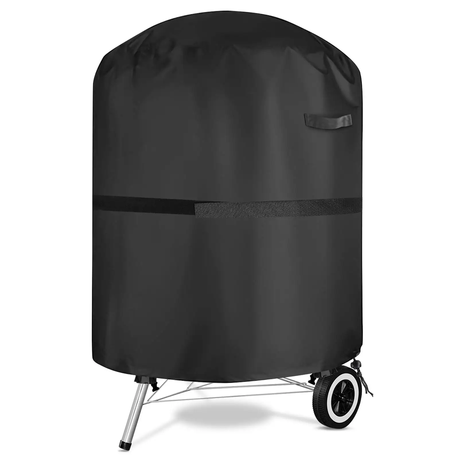 72cm Grill Covers Charcoal BBQ Cover Waterproof Heavy Duty 420D Nylon with Bag for Weber, Brinkmann, Char-Broil Jenn Air Holland