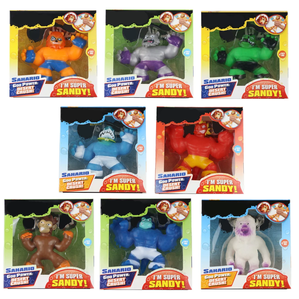 Лидер продаж игрушка-сжималка Jit Hero милая мягкая игрушка-Лев Акула крокодил