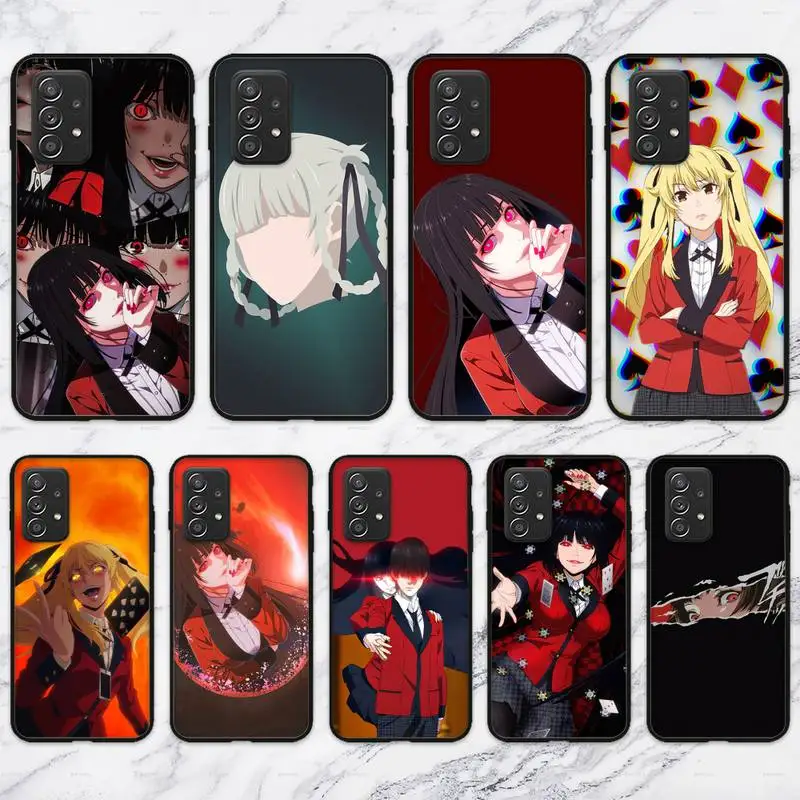 Чехол для телефона Kakegurui с аниме сумасшедшее возбуждение Samsung Galaxy A02 A12 A21 A22 A32 A41 A42