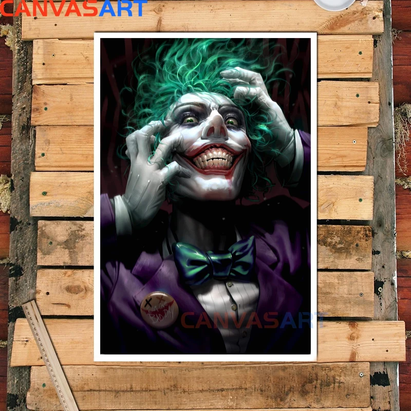 DC фильм плакат с джокером Холст Картина Джокер рисунок искусство HD Печать