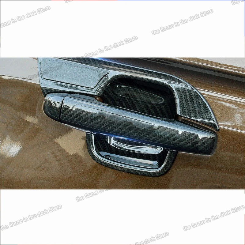 Автомобильная дверная ручка Lsrtw2017 из углеродного волокна планки для дверных