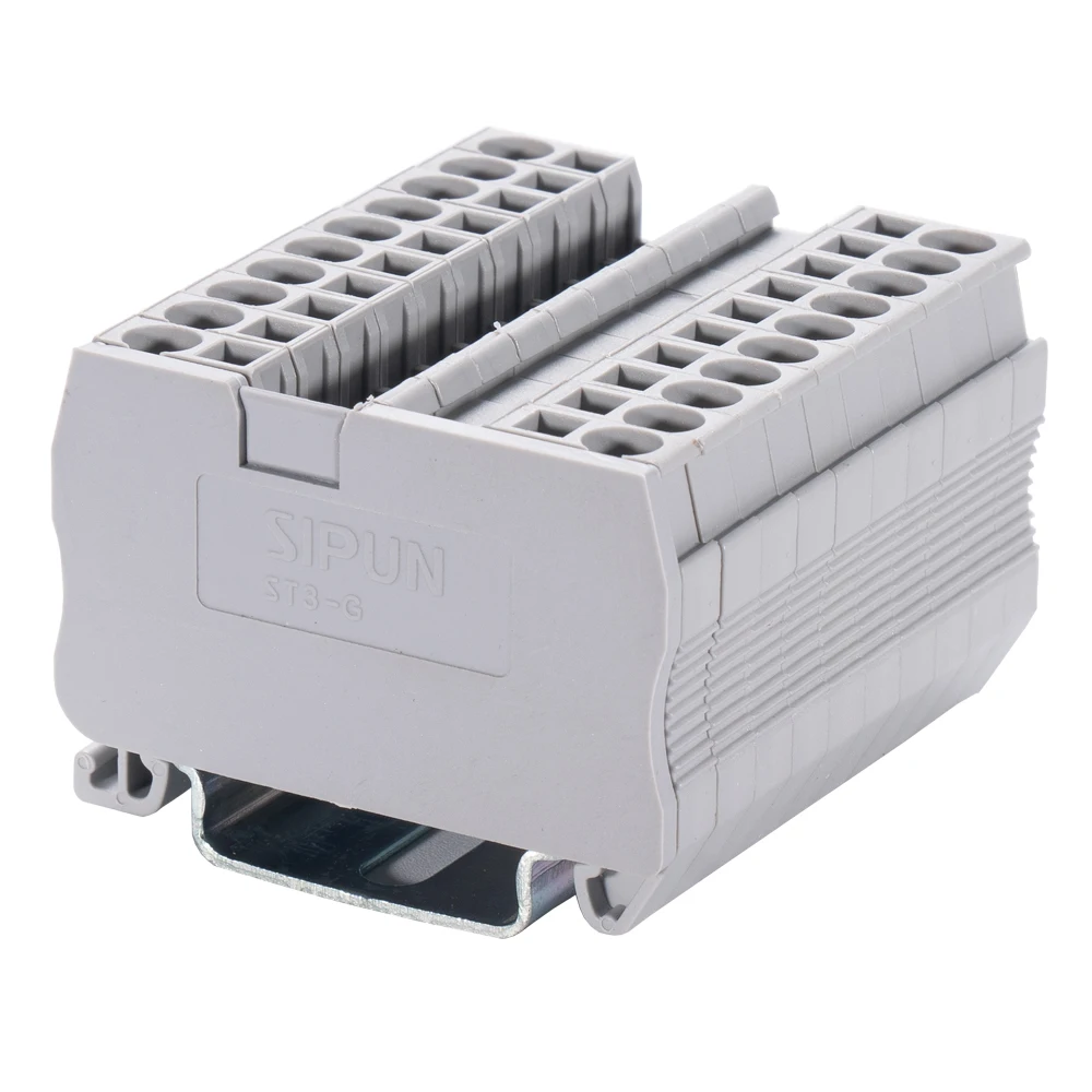 ST3 6G для 6 6JD концевой шейки полуоси пластина серии Din Rail Пружинные клеммные