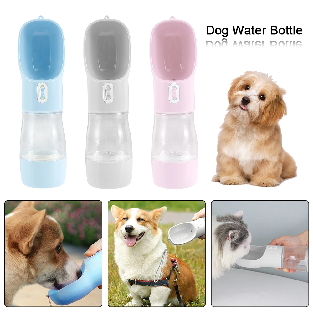 

Pets Travel Accessories Lightweight Cute Bear-shaped Portable Dog Feeding Water Drinking Bottle for Dogs Dispenser Stretchable