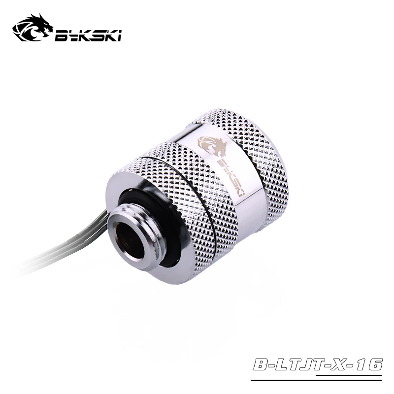 silver - 2pcs lots BYKSKI 2 шт./лот OD16mm+ ID12mm фитинг для жесткой трубки/RBW светильник ручной Компрессионный фитинг/RGB A-RGB/Только Совместимые акриловые трубки - Цвет лезвия: silver - 2pcs lots