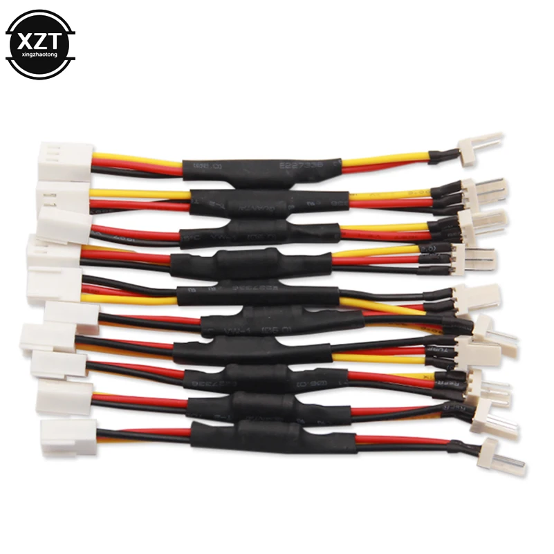 10 шт. 3 контактный Компьютерный Вентилятор медленная телефонная линия см для