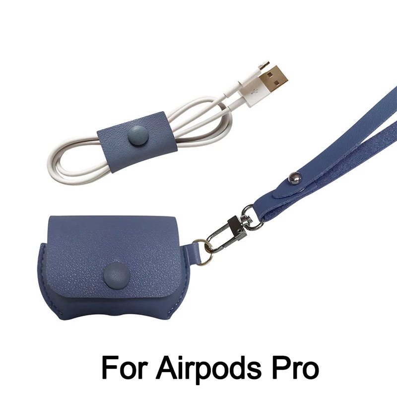 Сказочный кожаный чехол для Apple Airpods Pro, противоударный ремешок для наушников, чехол для AirPods 3 2 1, чехол для зарядки, защитный чехол