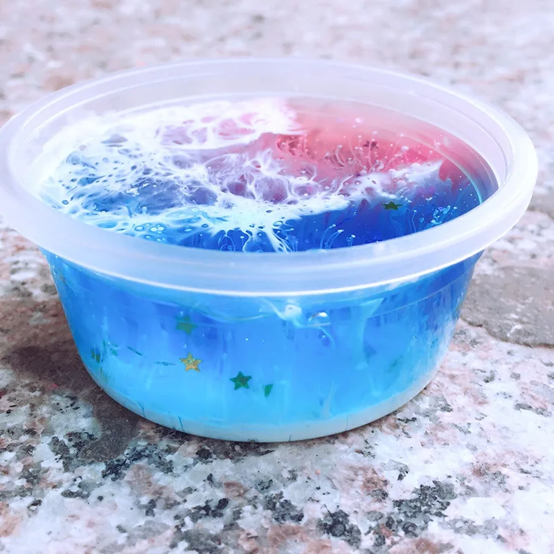 DIY глиттер кристалл облако слизи грязь поставляет светильник Пластилин Глина