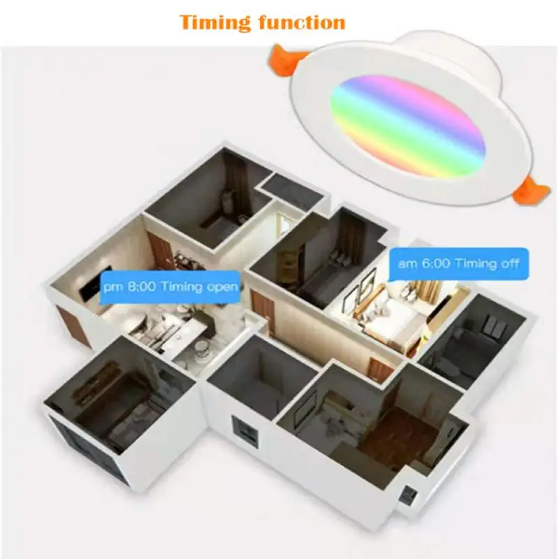 

EWeLink ZigBee Smart Downlight Indoor Led Ceiling Lamp 5W 7W 9W 85-265V Led Spot Lamp Compatible With Alexa Google Home