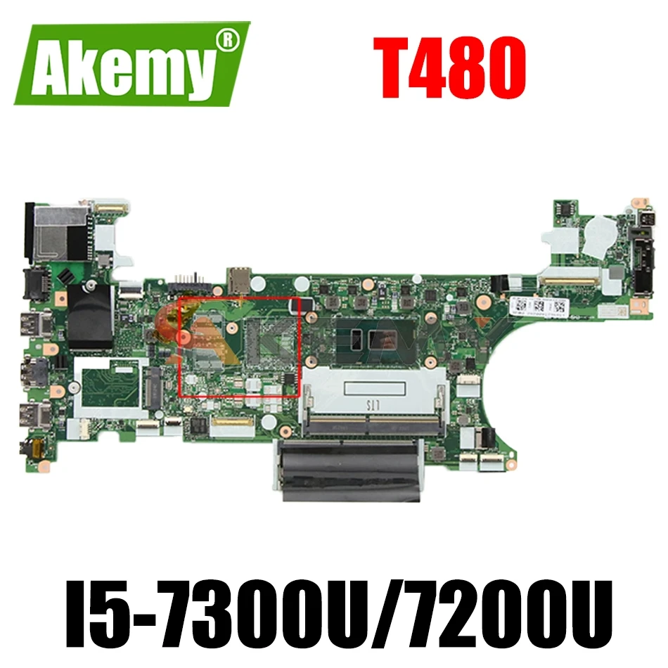 

ET480 NM-B501 для Lenovo Thinkpad T480 материнская плата портативного компьютера с процессор i5 7300U 7200U протестированная 100% работа FRU 01YR326 01YT261 01YR322
