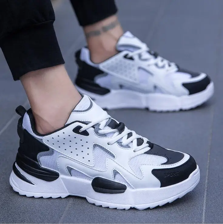 

High Quality Men's Running Shoes Comfortable Breathable Unisex Sports Shoes Rubber Hard-Wearing Sneakers Trend man Shoes