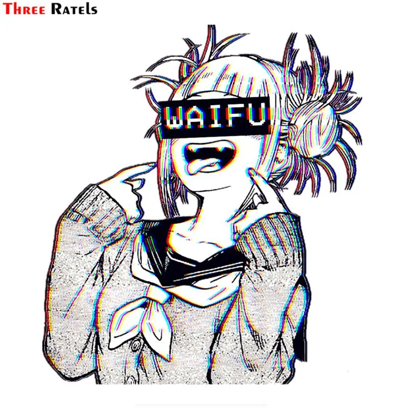 Водонепроницаемая виниловая наклейка Three Ratels FC442 A химико Тога Waifu для