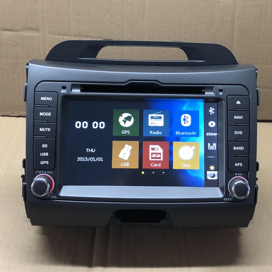 BYNCG 2din 7INCH Car DVD Multimedia Player for Kia Sportage 2010 2015 Autoradio GPS Navigation Stereo Music Audio Player|Автомагнитолы|
