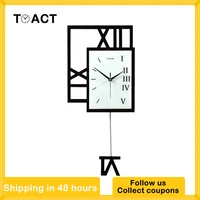big size swing wall clock watch home living room large wall clock study room fashion decoration