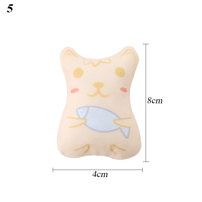 

Throwing Toys Kitten Toys Plush Stuffed Toy Throwing Catnip Playing Toys Cat Toy Cute Animal Shapes Interactive Toy Pet Supplies