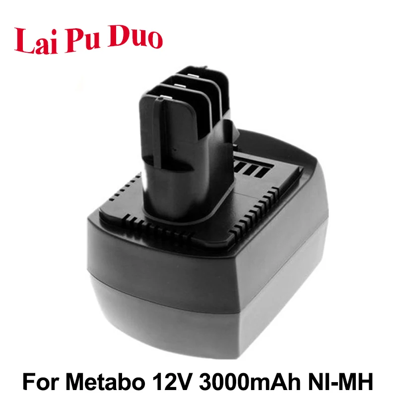 Сменный аккумулятор для электроинструмента Ni MH 12 в 3000 мАч METABO: 6.02151.50 BZ12SP BSZ SSP ULA9.6 18