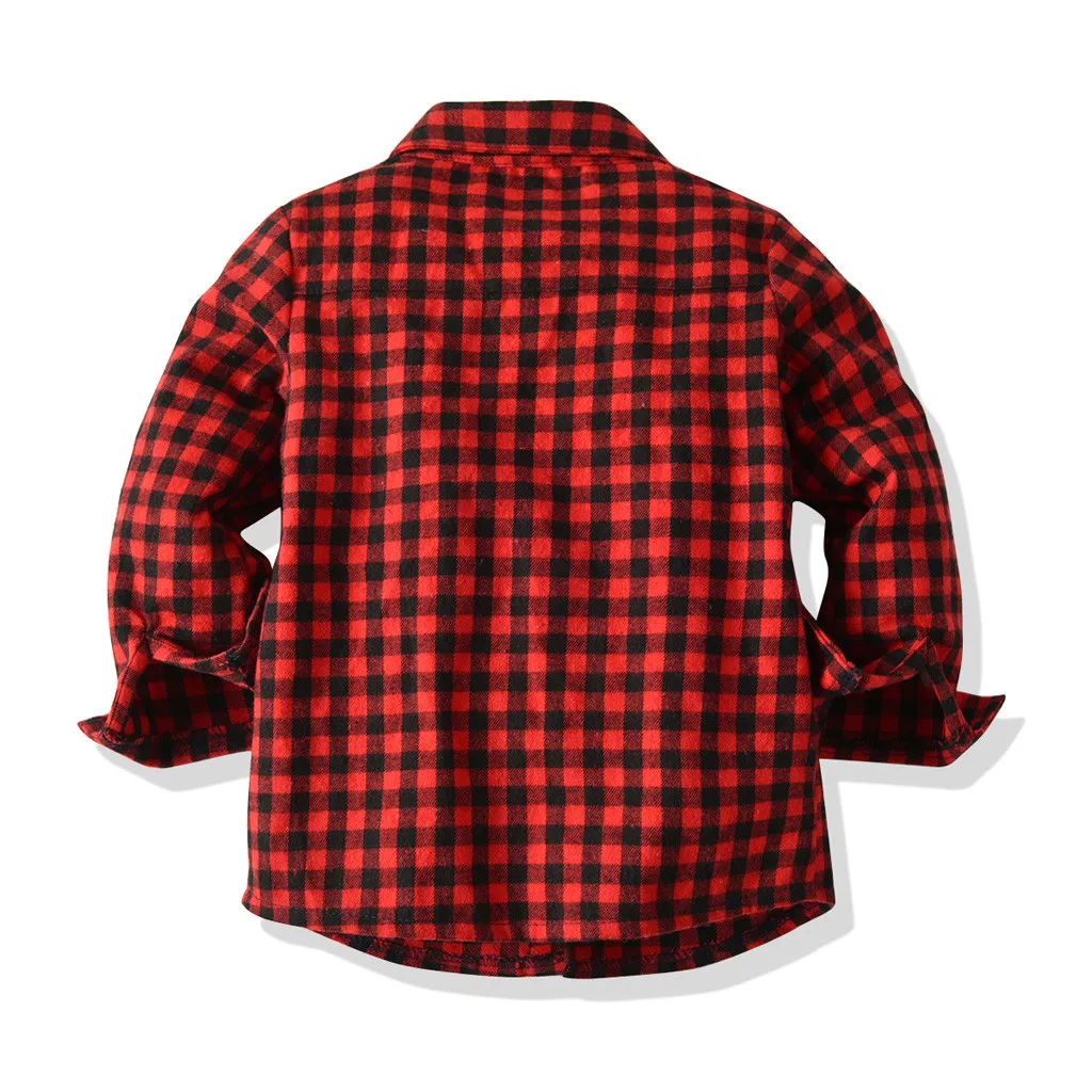 Одежда для маленьких мальчиков модная детская одежда клетчатые топы с галстуком