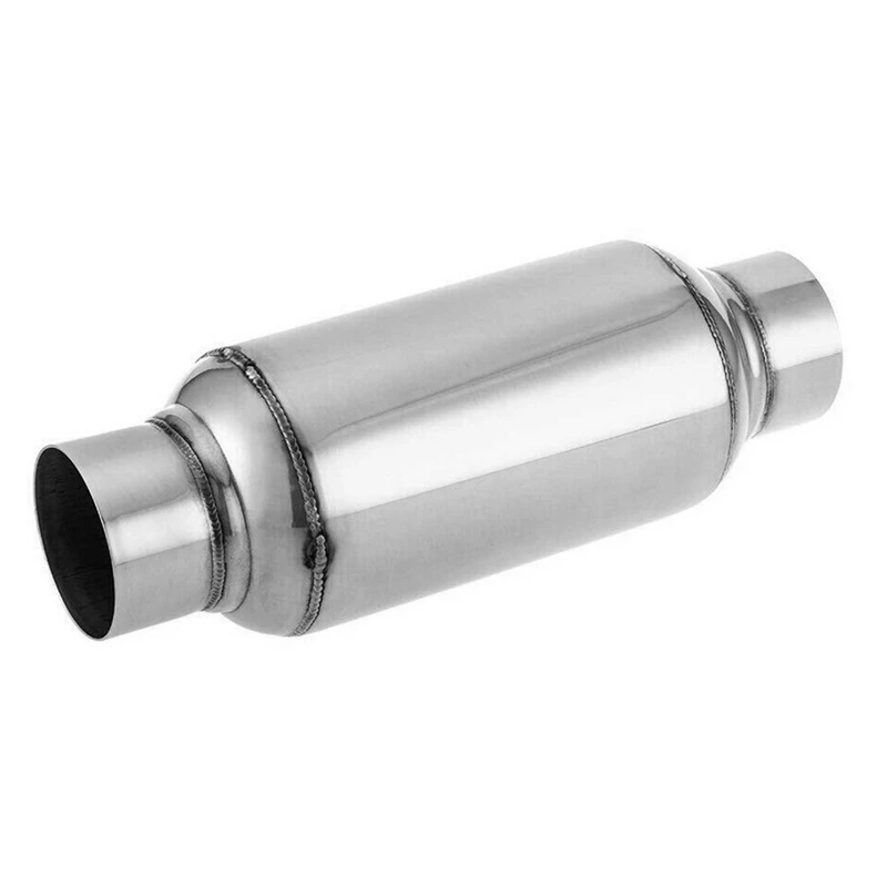 2.5 Inch Inlet Universal Resonator/Performance Muffler Stainless Steel 11.5 | Автомобили и мотоциклы