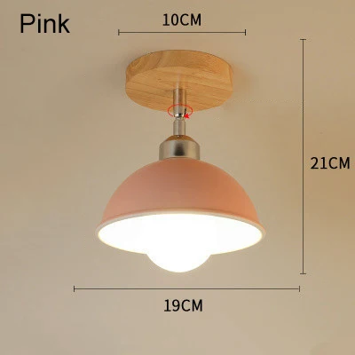 3- Pink Современный светодиодный потолочный светильник Промышленный скандинавский потолочный светильник заподлицо Прихожая лестница прохода кухня крыльцо гостиная огни E27 - Цвет корпуса: 3- Pink