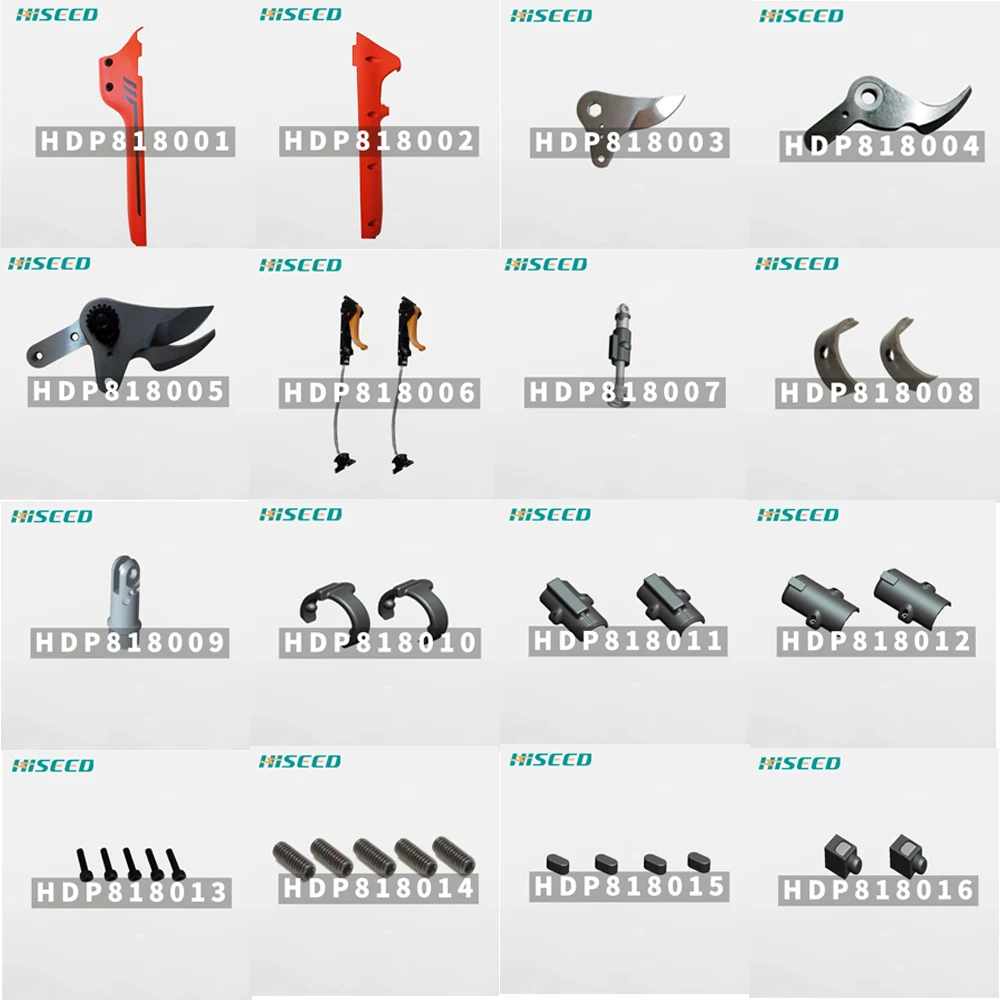 Запасные части HDP 818 A и B, лезвия, кабель, зарядное устройство