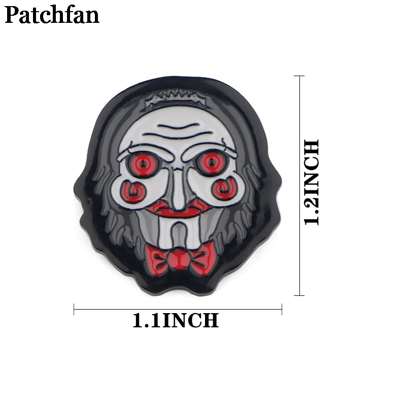 Patchfan Billy The Puppet металлический Узелок цинка Значки para рубашка сумка Одежда Кепка