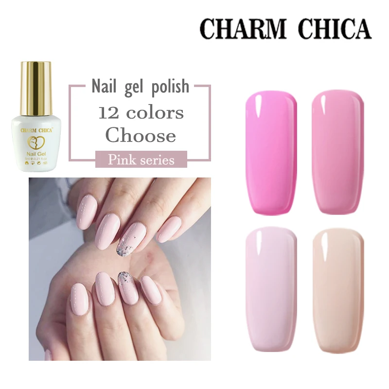 CHARM CHICA Uv 6 мл гель для полировки ногтей лак удаляющийся замачиванием белый цвет